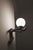 Vintage Organic Brutalist Vine Root Wall Lamp with Globe, 1960s For Sale - Image 3 of 18
