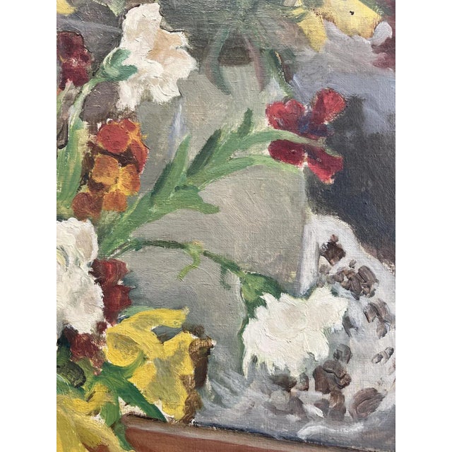 Benjamin II Vautier, Napperon, 1925, Oil on Canvas For Sale - Image 6 of 12