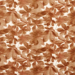 Harlequin Grounded Fabric in Baked Terracotta/Parchment For Sale