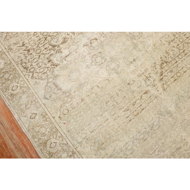 Antique Accent Pale Persian Malayer Rug - 4'5" x 6'6" For Sale - Image 4 of 10