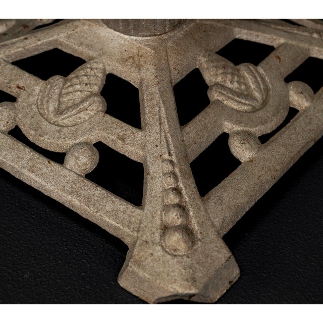 Art Nouveau Cast Iron Christmas Tree Stand, 1920s For Sale - Image 13 of 16