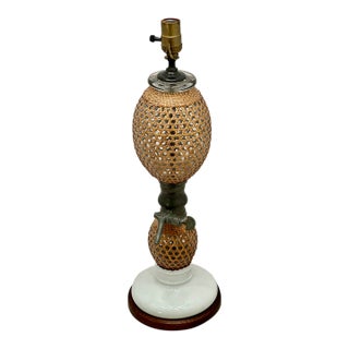 Antique Briet Paris France Double Gourd Siphon Soda Water Maker & Dispenser Now Table Lamp Base - Circa 1800s For Sale