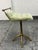 French Brass Swivel Stool, Circa 1940's For Sale In San Francisco - Image 6 of 12