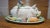 Fitz and Floyd Fitz and Floyd Ceramic Pig Tureen With Tray For Sale - Image 4 of 12