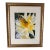 Late 20th Century Signed Original Watercolor Botanical Butterfly Painting by Anita Joy (Anita Woodard), Framed For Sale