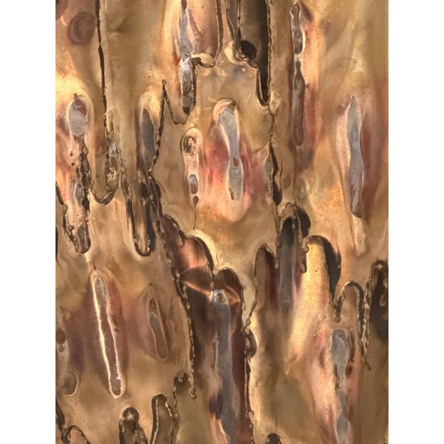 Josef Signed 1973 Brutalist Large Art Copper Metal Welded Wall Sculpture-Rare For Sale - Image 17 of 17