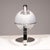 Silver Italian Chrome and Glass Table Lamp, 1960 For Sale - Image 8 of 11