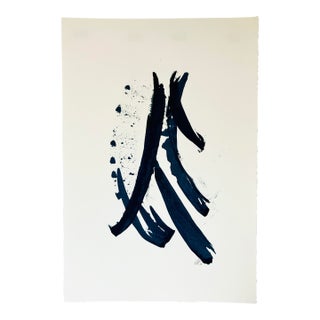 Color Study in Navy #12 Contemporary Abstract Acrylic Painting For Sale