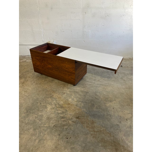 Wood Poul Norreklit Dry Bar Cart or Side Table Server Danish Mid Century Modern For Sale - Image 7 of 11