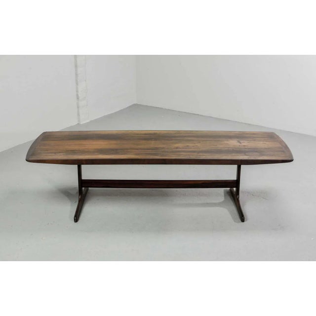 Large Dutch Rosewood Coffee Table from Fristho, 1960s For Sale - Image 10 of 10
