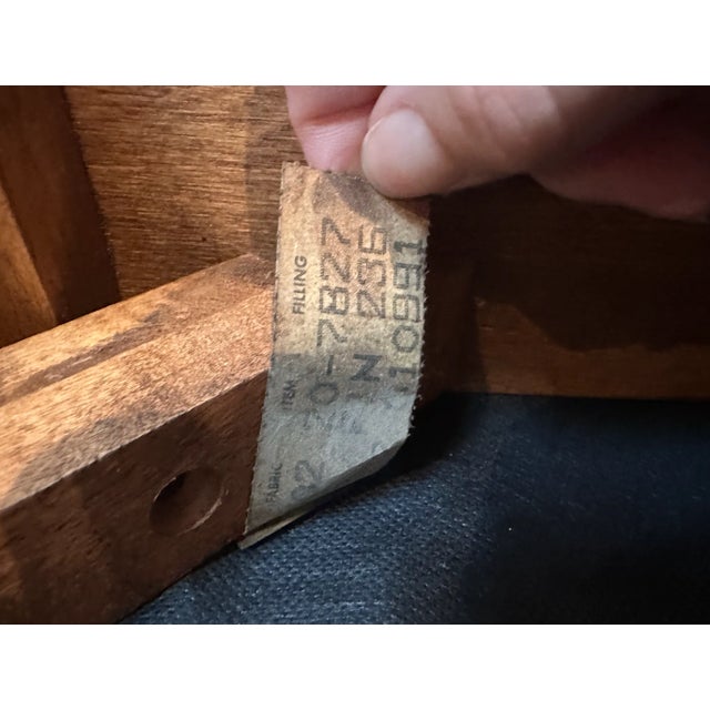 Vintage Ethan Allen French Country Ottomans - A Pair For Sale - Image 10 of 12