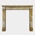 Gold Antique French Siena Marble Fireplace Mantel, 1780 For Sale - Image 8 of 9