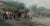 American Ransome Gillet Holdredge -Market Scene at the Old Village-19th Century Oil Painting For Sale - Image 3 of 13
