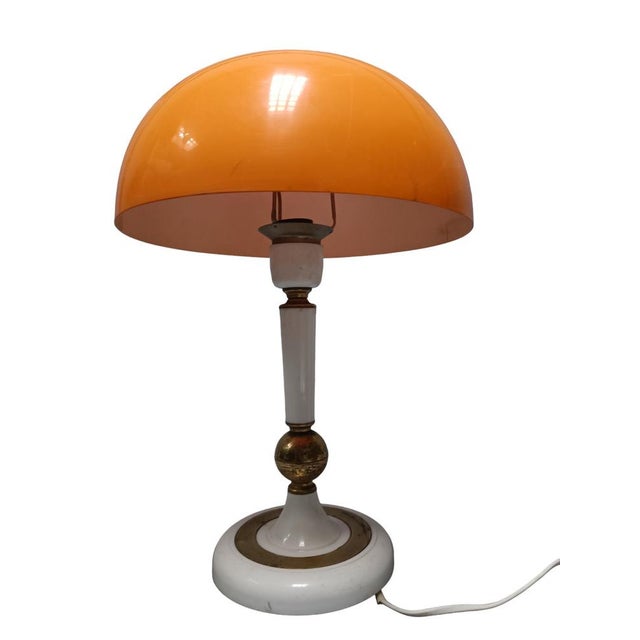Vintage Pop Silk Table Lamp For Sale - Image 4 of 6