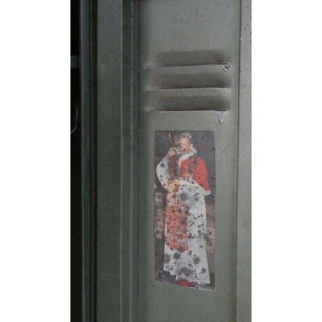 Vintage Italian Metal Military Locker from Officina Di Ricerca, 1960s For Sale - Image 10 of 17