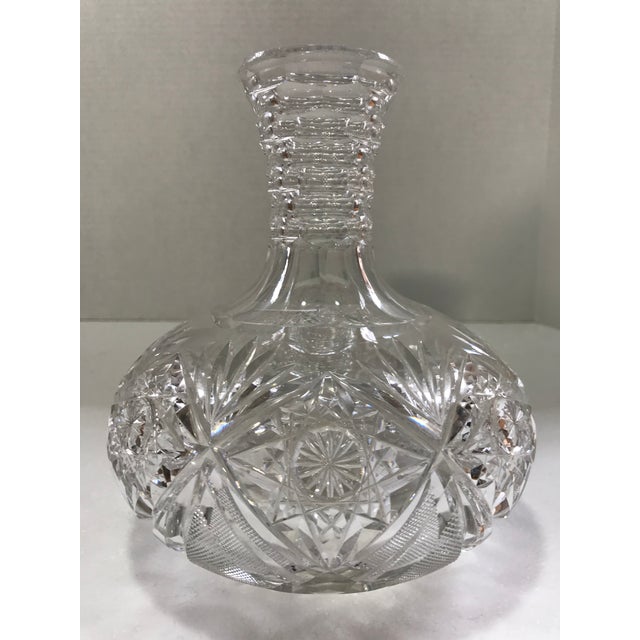 Circa 1901 Fine Cut and Pressed American Brilliant Period Crystal Wine