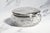 Stunning Large Antique Crystal Powder Jar Sterling Silver Lid Floral Cut Glass Edwardian Vanity Box For Sale - Image 9 of 16