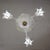 Mid-Century Gold-Infused Cristallo Murano Chandelier For Sale - Image 9 of 12