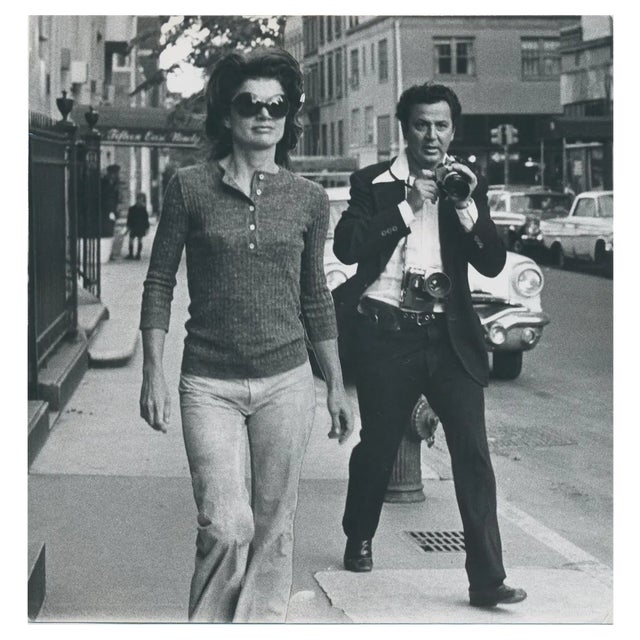 Jackie Kennedy Onassis, Black and White Photograph, 1960s For Sale