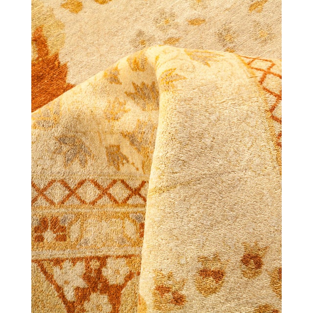 Mogul Collection Hand-Knotted Area Rug - Ivory Collection 9' 4" X 12' 2" For Sale In New York - Image 6 of 10