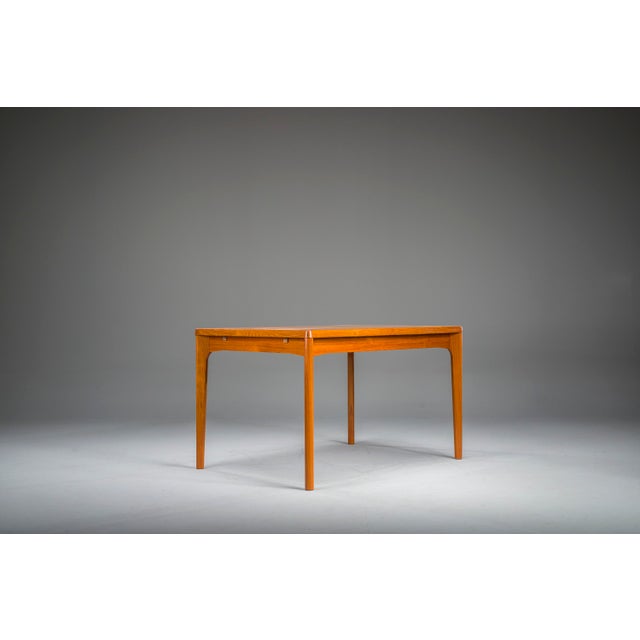 Extendable Teak Dining Table by Henning Kjaernulf for Vejle Stole & Møbelfabrik For Sale - Image 12 of 14