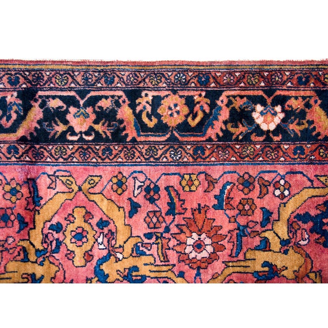 Early 20th Century Early 20th Century Persian Lilihan Rug For Sale - Image 5 of 14
