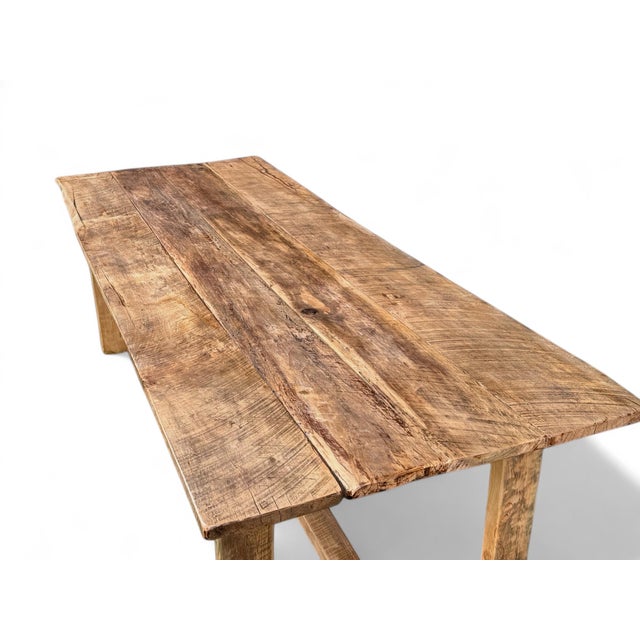 French Farmhouse Dining Table – Reclaimed Wood - 72" For Sale - Image 9 of 9