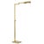Brass Regina Andrew Noble Floor Task Reading Lamp, Natural Brass For Sale - Image 8 of 8