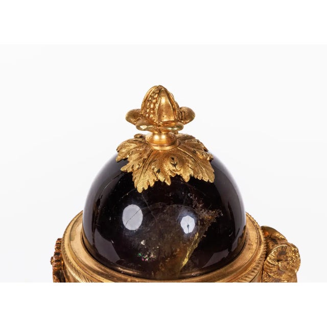 A Rare Pair of French Ormolu-Mounted Blue John Vases Candlesticks, C. 1870 For Sale - Image 16 of 18