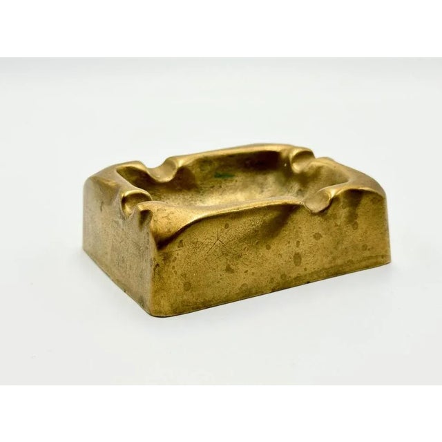 Mid-Century Modern Ashtray in Brass, Germany, 1960s, in Very Good conditions. Designed 1960 to 1969