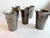 Vintage set of 5 pewter cup tumblers made in Belgium by Mecap. These are also called beakers and made in the European...