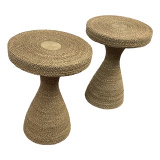 Brownstone Marley Side Tables, Pair For Sale
