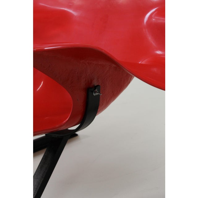 Red Elephant Lounge Chair by Bernard Rancillac, 1960s For Sale - Image 12 of 14