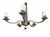 Donghia Donghia Stellare Smoked Murano Glass 5 Arm Chandelier For Sale - Image 4 of 6