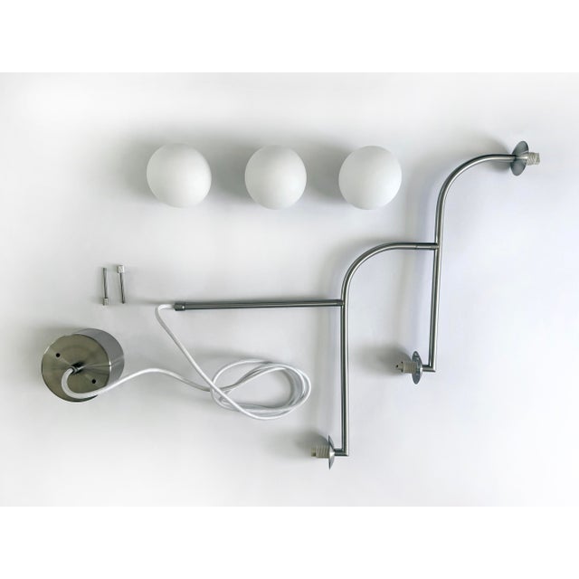 2020s Pholc Mobil 70 Pendant by Monika Mulder in Matte Nickel For Sale - Image 5 of 8