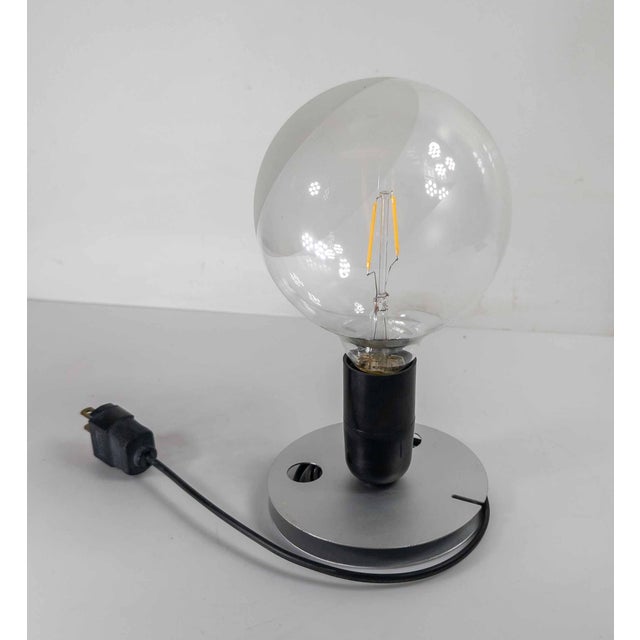 Metal 1990's Mid-Century Flos Lampadina Table Lamp Designed by Achille Castiglioni For Sale - Image 7 of 11
