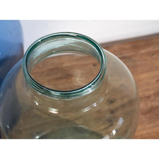 Blue Vases, 1920s, Set of 2 For Sale - Image 4 of 8