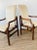 Vintage 1970s Henredon Mid Century Oak Wood Dining Chairs Set of 8 Campaign Style For Sale In Palm Springs - Image 6 of 10
