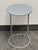 Metal Room & Board Slim Round C-Table For Sale - Image 7 of 12