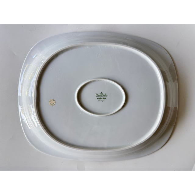 1990s Large Anthracite Suomi Platter by Timo Sarpaneva for Rosenthal Studio Line, Germany, 1980s For Sale - Image 5 of 6