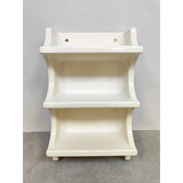 Vintage Space Age Thermoformed Plastic Wall Shelves, 1970s For Sale - Image 3 of 6
