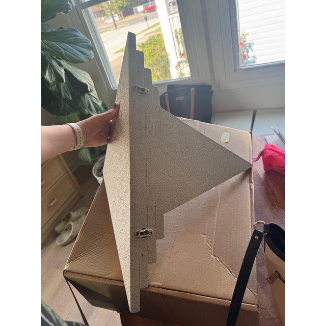 1980s Post Modern Mirror and Shelf For Sale - Image 11 of 12