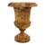 Single Rusty Cast Iron Urn, French Early 20th Century For Sale