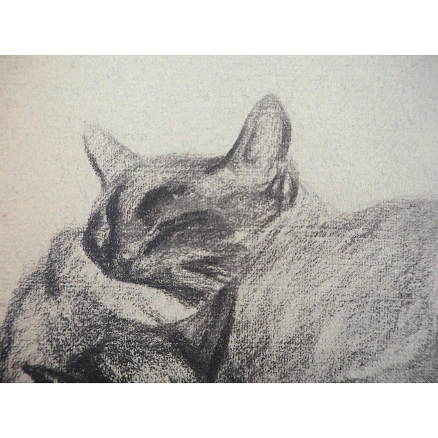 Théophile Alexandre Steinlen, Sleeping Cats, 1933, Lithograph For Sale - Image 5 of 6