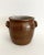 French Provincial 1940s French Renault #4 Brown Luster Confit Pot For Sale - Image 3 of 7