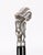 Antique French Art Nouveau Silver Walking Cane Stick, 1800s For Sale - Image 9 of 13