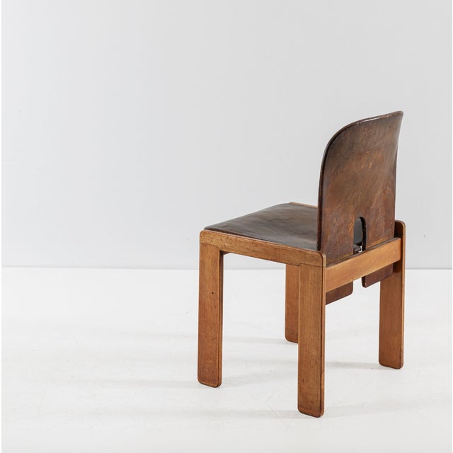 Model 121 Chairs by Afra & Tobia Scarpa for Cassina, 1960s, Set of 6, in Good conditions. Designed 1960 to 1969 This piece...