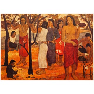 1940s After Paul Gauguin, "Sun Magic" First Edition Swiss Full-Color Print For Sale