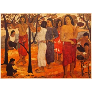1940s After Paul Gauguin, "Sun Magic" First Edition Swiss Full-Color Print