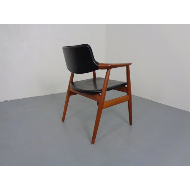 Black Danish Teak Gm11 Armchair by Svend Aage Eriksen of Glostrup, Denmark, 1960s For Sale - Image 8 of 18